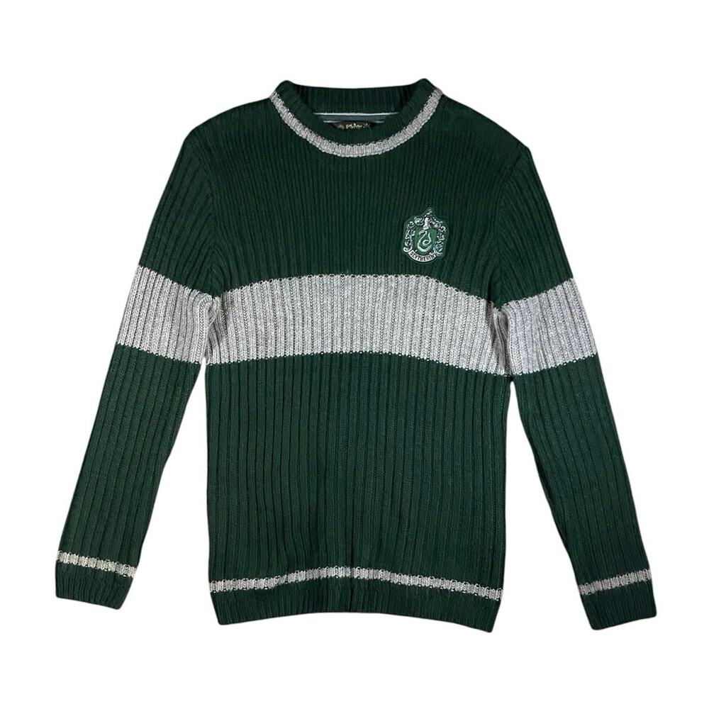 Wizarding World Harry Potter Slytherin Quidditch Knit Sweater - L